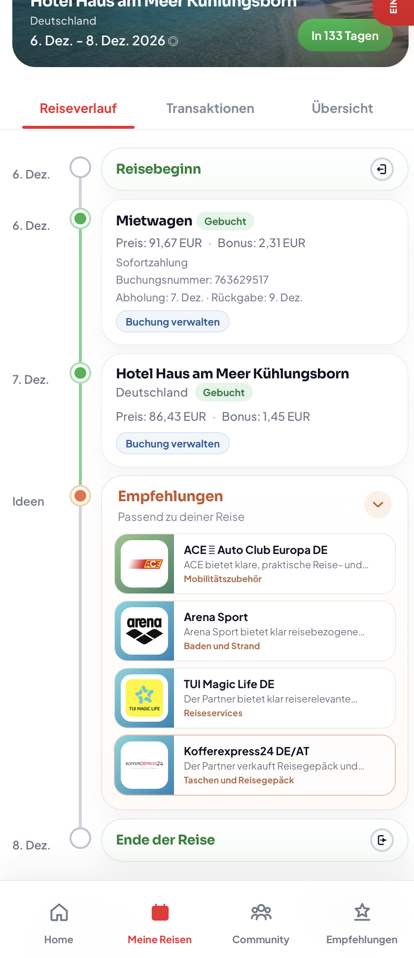 Empfehlungen